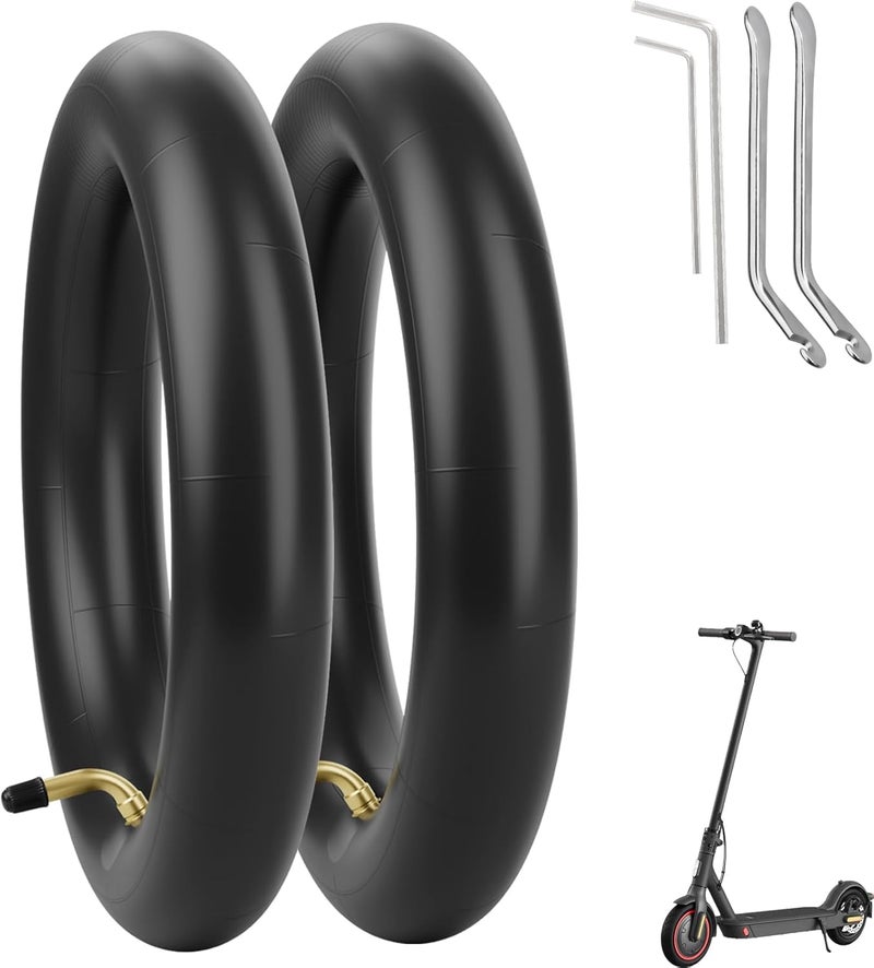 Cooryda 2Pack 8.5 Inches Scooter Inner Tube,8.5'' x 2" Inner,8 1/2x2 Pneumatic Tyres for Scooter Gotrax Gxl V2/Xiaomi M365,8.5x2 Electric Scooter Tire Replacement Wheels for Front/Rear,Gas Scooters - Image 1